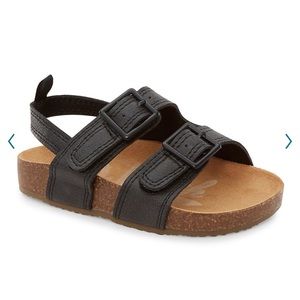 OshKosh B’Gosh Bruno Toddler Boys Black Sandal Size 7